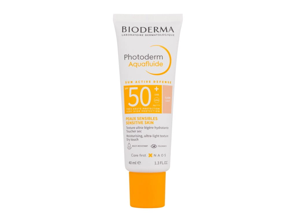 BIODERMA Photoderm Aquafluid Tinted SPF50+ U Preparat do opalania twarzy 40ml Light-410857
